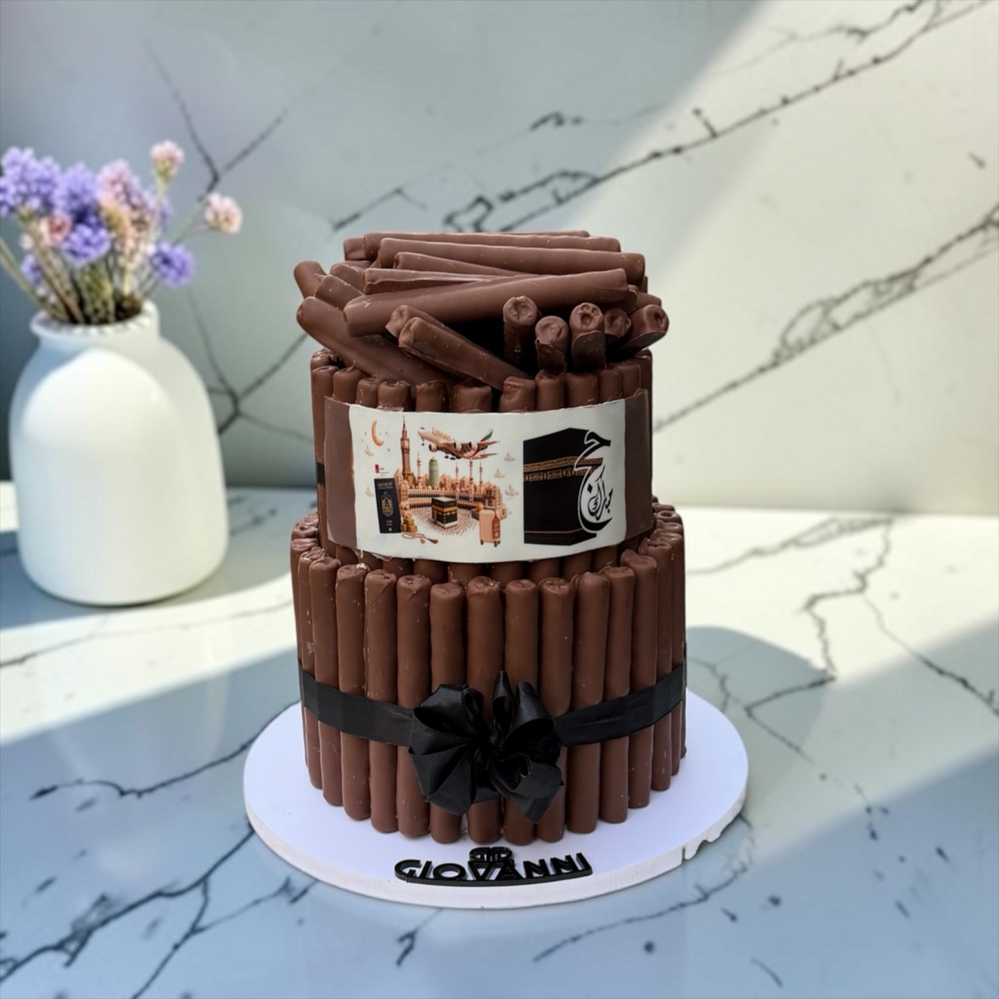 Giovanni Fine Fair 2-Tier Hajj Belgian Chocolate Pyramid – Luxury Collection