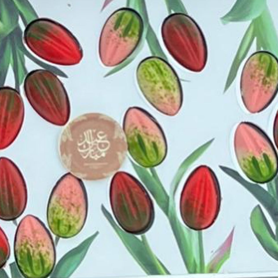 Acrylic Box with Tulip Chocolates | E175