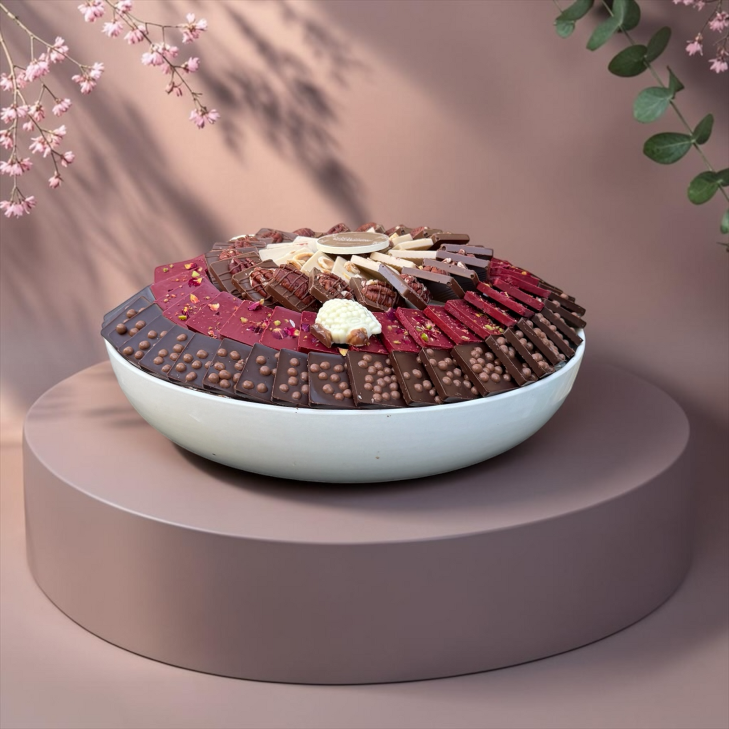 Premium Ceramic Chocolate Gift Platter | E13