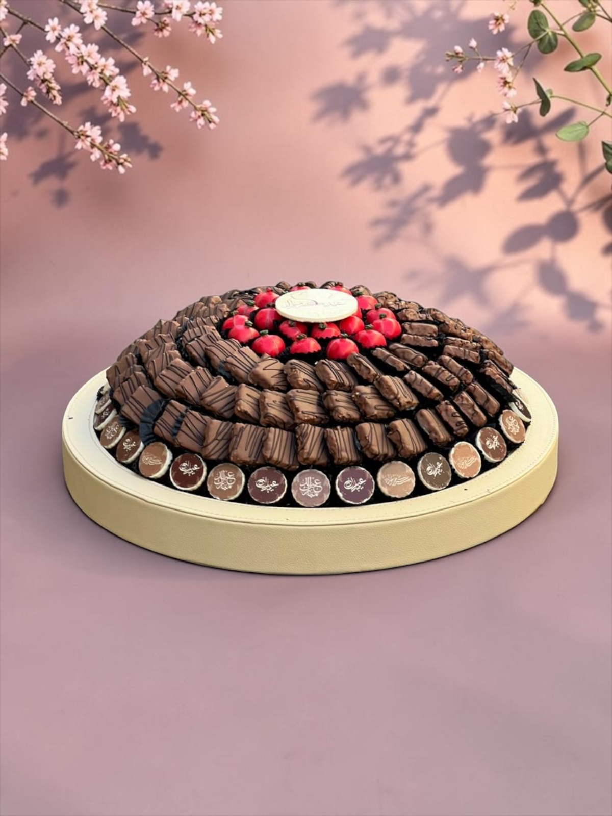 Leather Platter – Chocolate-Dipped Croissant | EO147