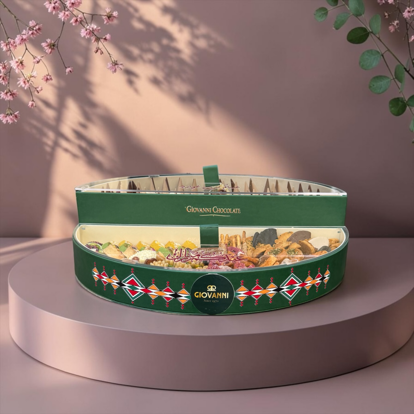 Luxury Leather Box with Assorted Chocolates & Sweets| E173