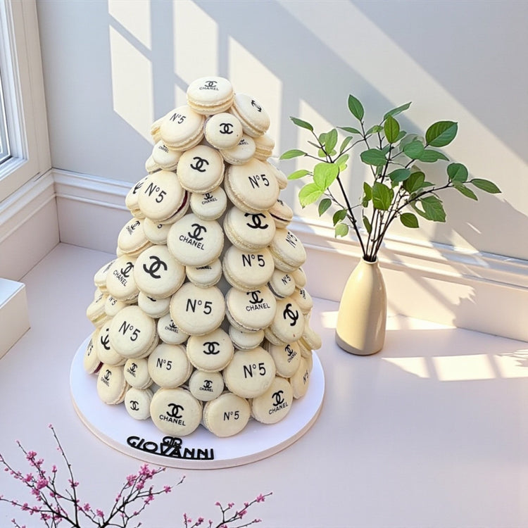 Custom Printed French Macaron Pyramid