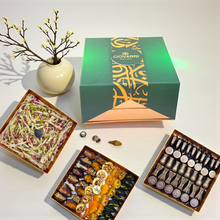 Giovanni Elite Luxury Box – Triple Layer Chocolate & Stuffed Dates   1500g بوكس جيوفاني إيليت – ثلاث طوابق فاخرة بالشوكليت والتمور المحشية