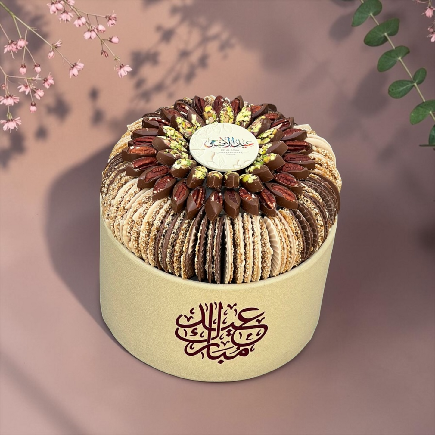 Leather Pot with Signature Chocolate| E195
