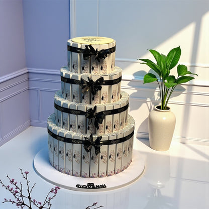هرم توزيعات فاين فير مطبوع | Giovanni Chocolate Printed Fine Fair Distribution Pyramid | Giovanni Chocolate