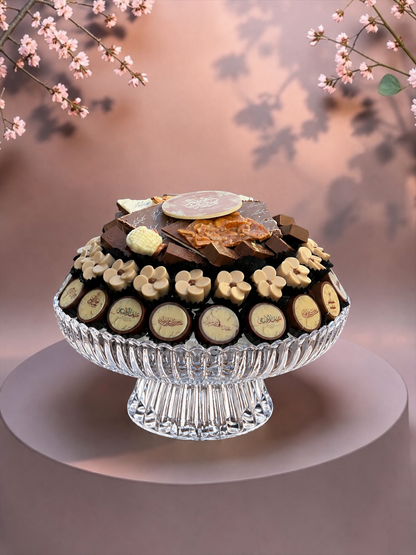 Crystal Platter with Assorted Chocolate | EO143