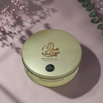 Giovanni Eid Mubarak Belgian Chocolate Tin Box – 1kg | E205