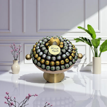 صحن شوكولاتة فاخر بطباعة مخصصة -
Luxury Custom-Printed Chocolate Platter