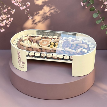 Oval Acrylic Chocolate Gift Box | E188