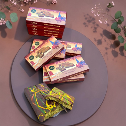 3Pcs Pistachio Kunafa Chocolate – 200g | E207