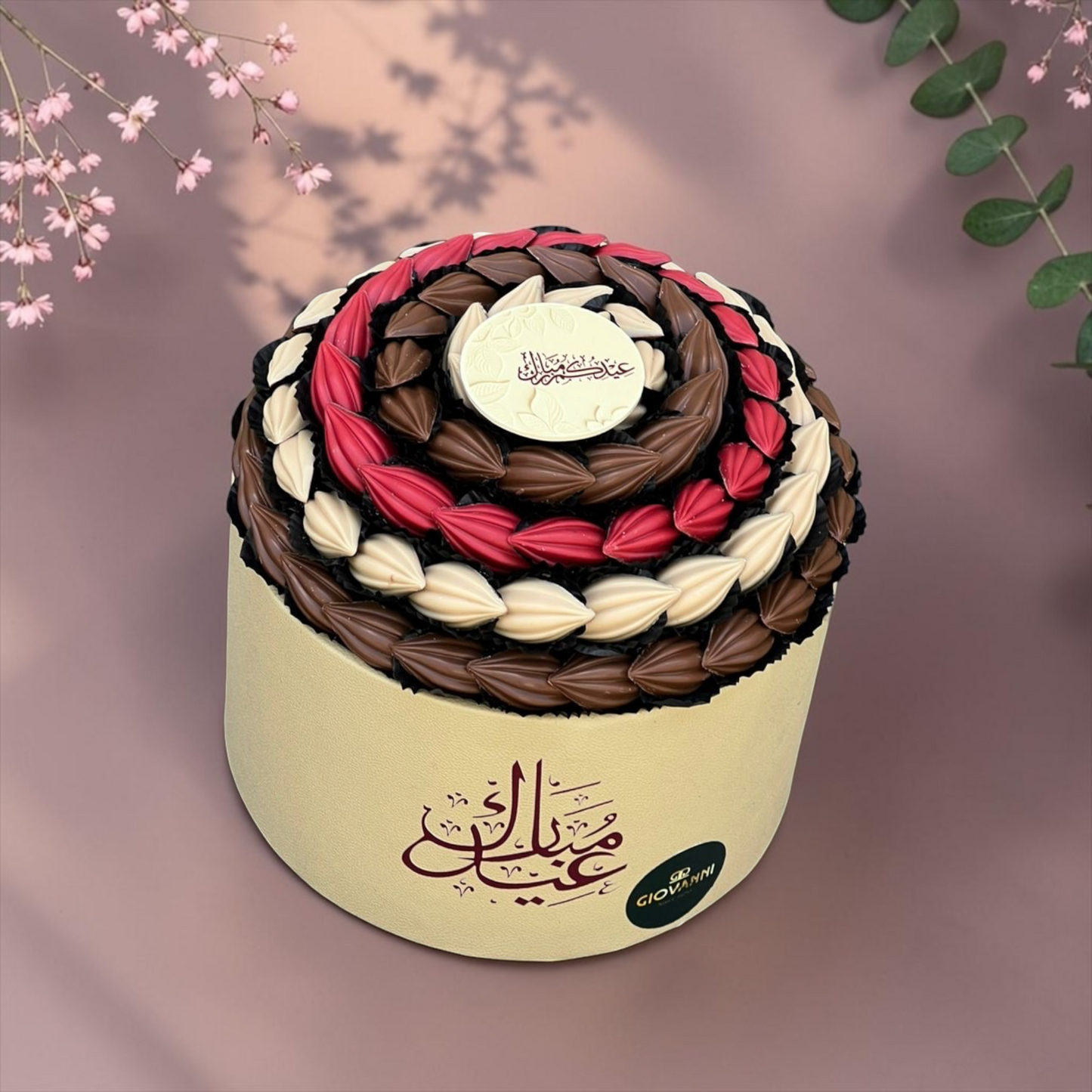 Leather Pot with Signature Chocolate| E193