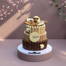 Printed Steak Pyramid Chocolate Stand| E198