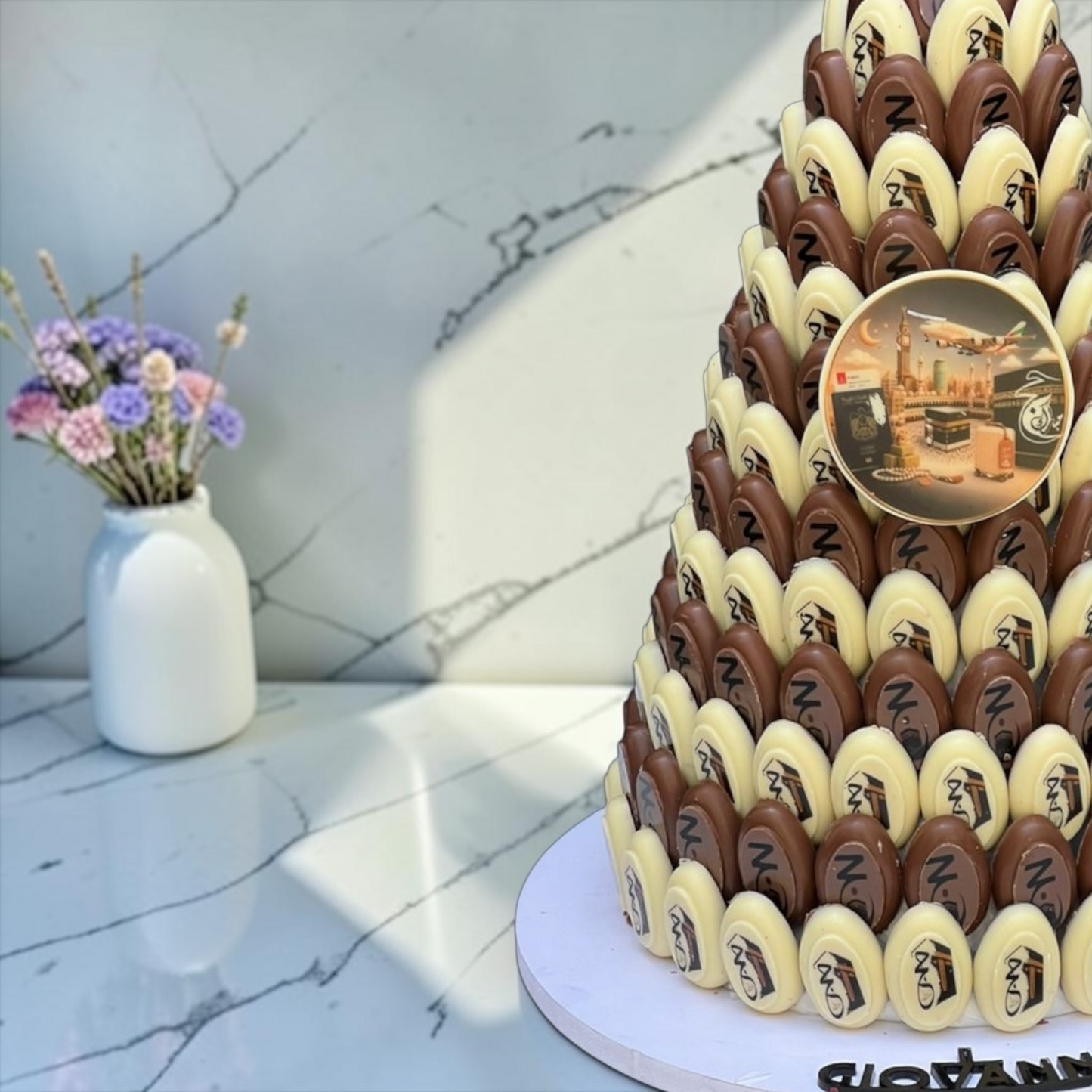Giovanni Hajj Bonbon Belgian Chocolate Pyramid – Luxury Collection