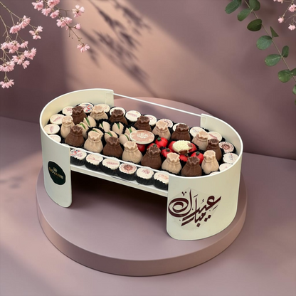 Oval Acrylic Chocolate Gift Box | E190