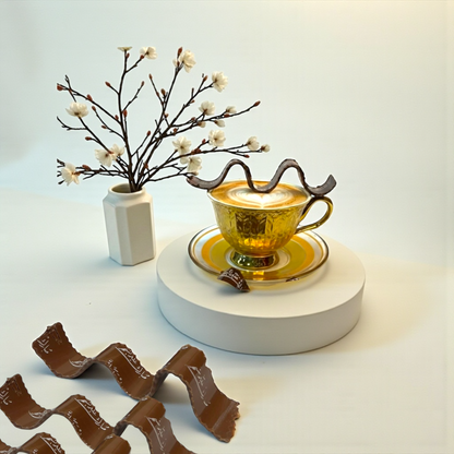 Majestic Spiral Coffee Stick Chocolate – Mubarak Al Shahr Print (18 cm) – Ramadan Edition ماجستيك – شوكليت كوفي ستيك  بطباعة مبارك الشهر (18 سم) – إصدار رمضان