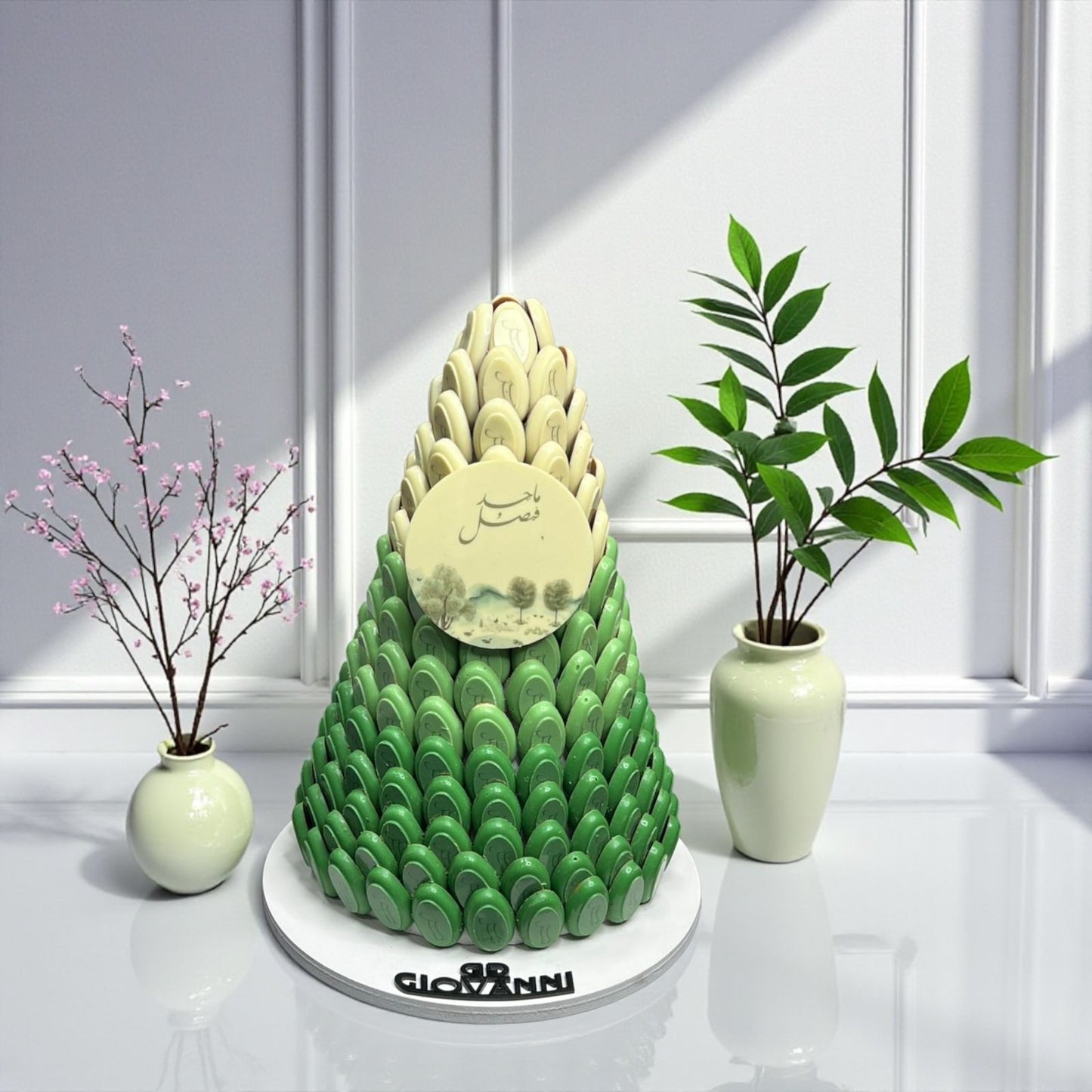 🟤 هرم شوكوبون مطبوع – Giovanni Chocolate