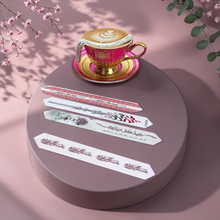 Edible Sugar Strips for Hot Drinks & Coffee Decoration| E181