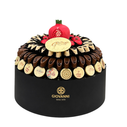 Black Orchid Luxury Package – Belgian Chocolate, French Petit Four & Almond Chocolate Platter | E209