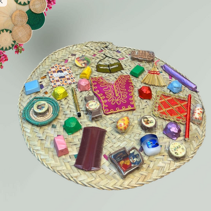 صحن تراثي من الخوص مع  شوكولا ميكس  – حق الليلة