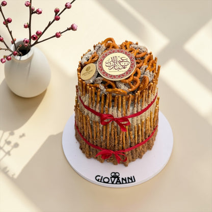 Savory & Chocolate Stick Pyramid | هرم عيدان الموالح مع الشوكليت