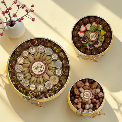 VIP Three-Platter Luxury Set |  VIP طقم فاخر ثلاث صحون