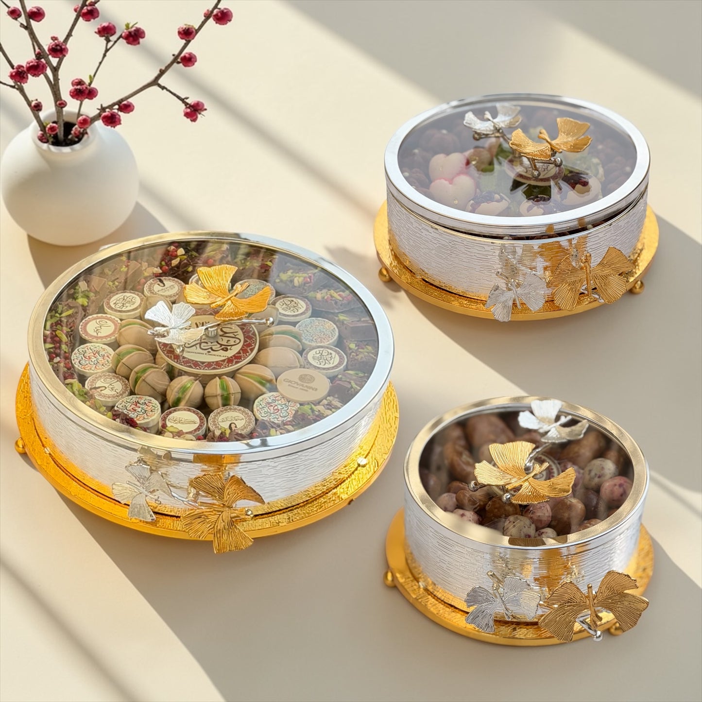 VIP Three-Platter Luxury Set |  VIP طقم فاخر ثلاث صحون