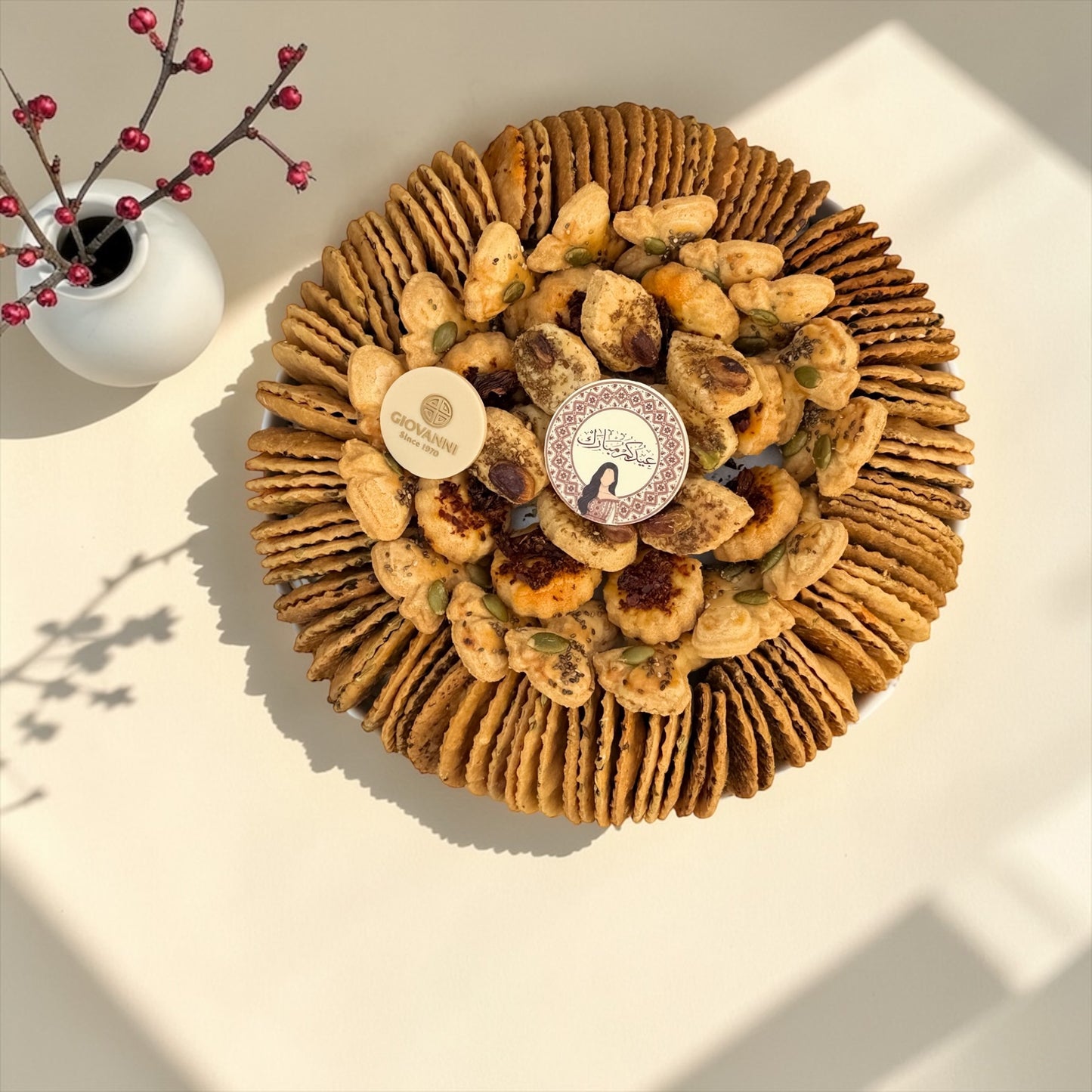 French Cheddar Savory Platter | صحن موالح فرنسي شيدر