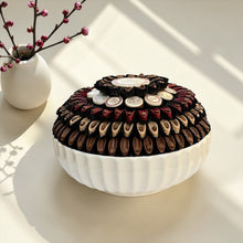 Belgian Chocolate Eid Porcelain Platter | صحن بورسلين مع شوكليت بلجيكي للعيد