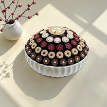 Belgian Chocolate Eid Porcelain Platter | صحن بورسلين مع شوكليت بلجيكي للعيد