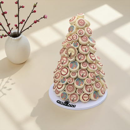 Eid French Macaron Pyramid | هرم ماكرون فرنسي مميز للعيد
