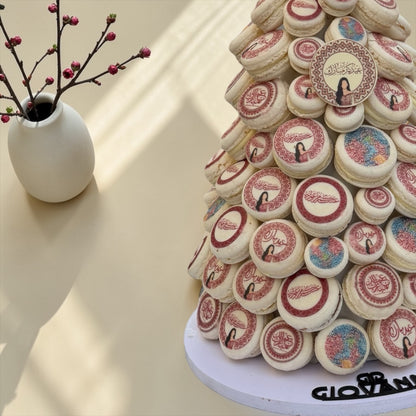 Eid French Macaron Pyramid | هرم ماكرون فرنسي مميز للعيد