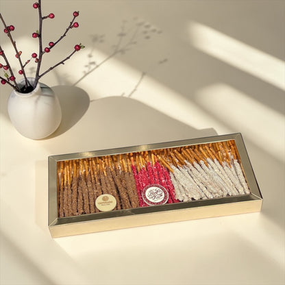 Polish Salted Biscuit Sticks with Chocolate Box | بوكس عيدان بسكويت بولندي مملح مع شوكليت