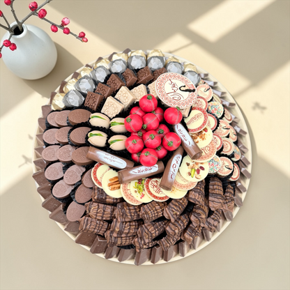 Luxury Bamboo VIP Platter – Giovanni Signature Chocolate Selection صحن بامبو فاخر VIP مع تشكيلة سيجنتشر من جيوفاني شوكليت
