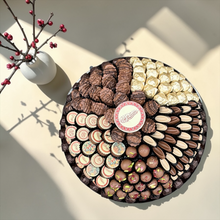 Luxury Glass Platter  صحن زجاج فاخر مع تشكيلة سيجنتشر