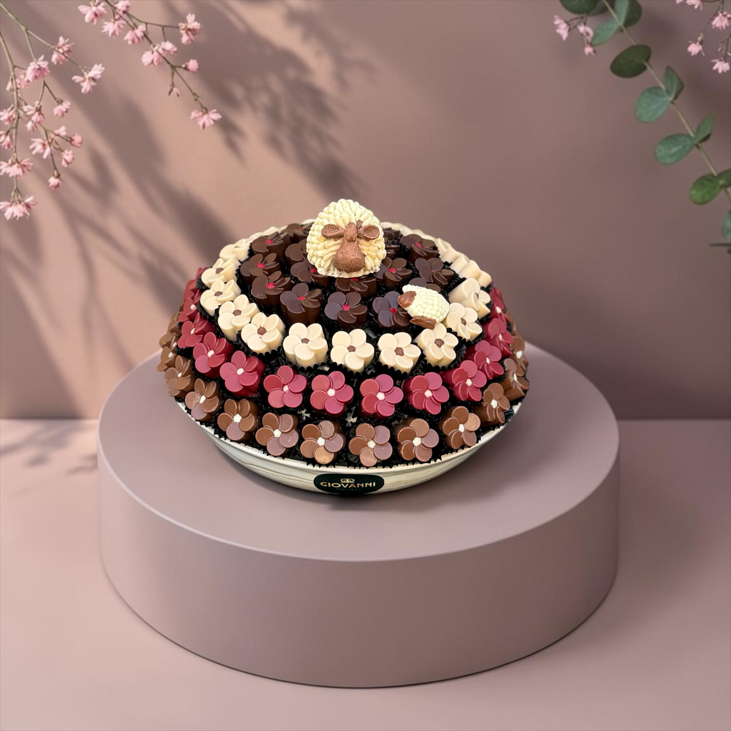 Luxury Assorted Belgian Chocolate Porcelain Platter | E66
