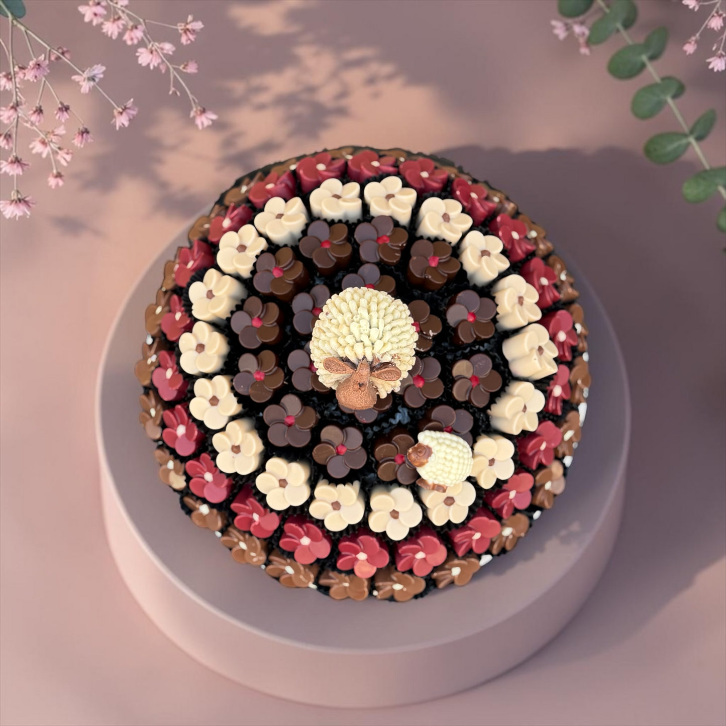 Luxury Assorted Belgian Chocolate Porcelain Platter | E66