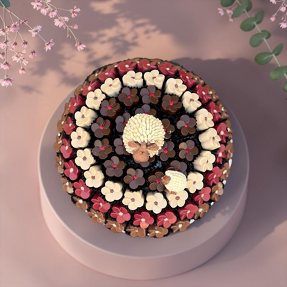 Luxury Assorted Belgian Chocolate Porcelain Platter | E66