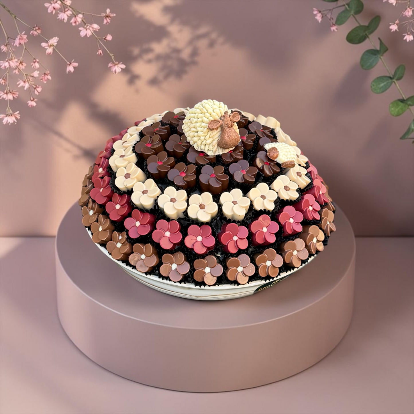 Luxury Assorted Belgian Chocolate Porcelain Platter | E66