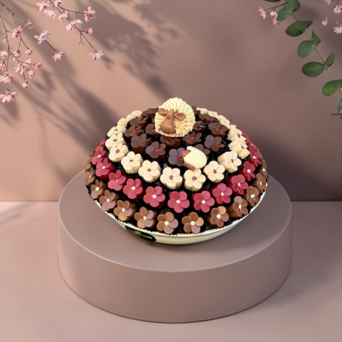 Luxury Assorted Belgian Chocolate Porcelain Platter | E66