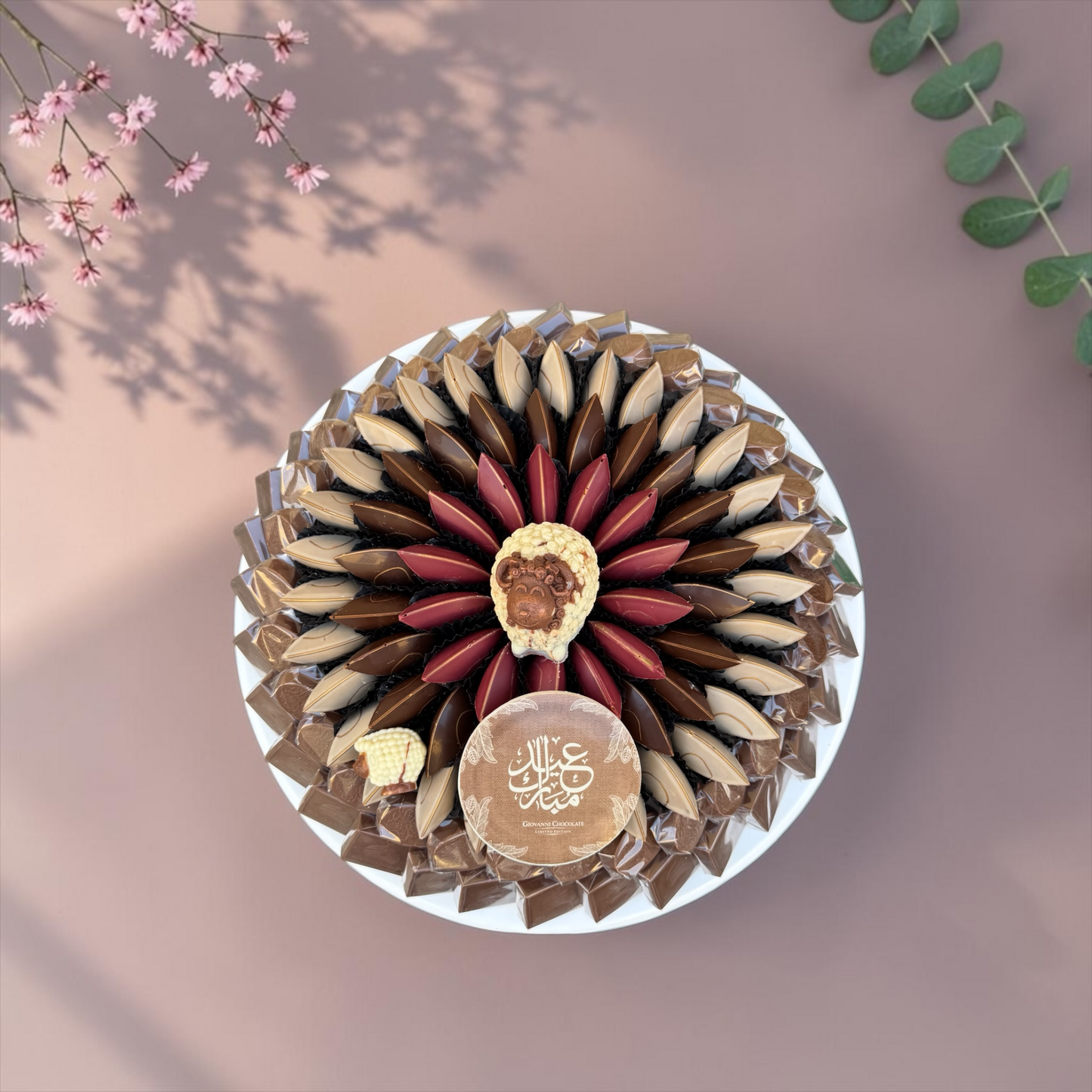 Luxury Stainless Steel Platter with Stand | E5