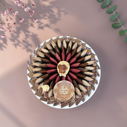 Luxury Stainless Steel Platter with Stand | E5