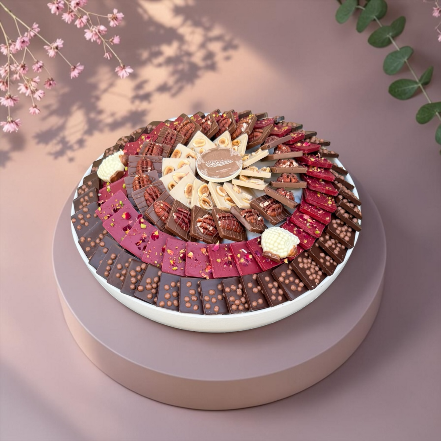 Premium Ceramic Chocolate Gift Platter | E13