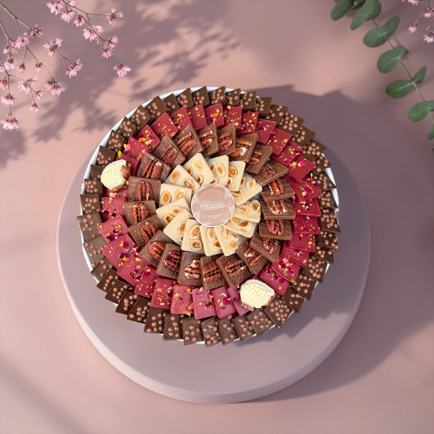 Premium Ceramic Chocolate Gift Platter | E13