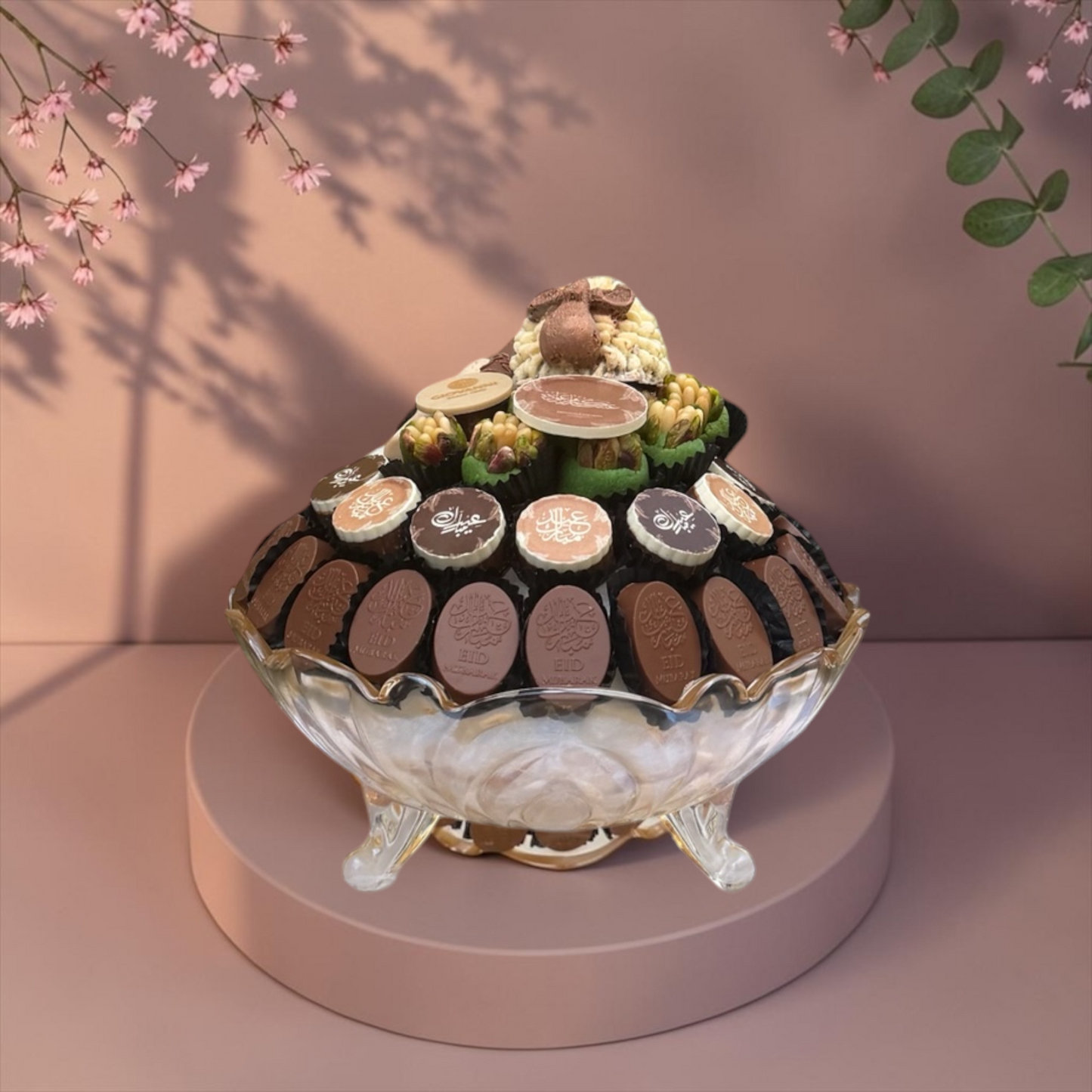 Premium Crystal Chocolate Gift Platter | E17