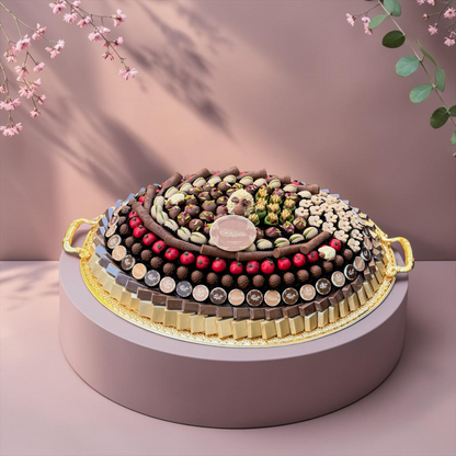 VIP Stainless Steel Platter with Assorted Belgian Chocolate 4KG | E79