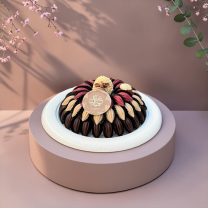 VIP Stainless Steel Platter with Assorted Belgian Chocolate 900G | E80