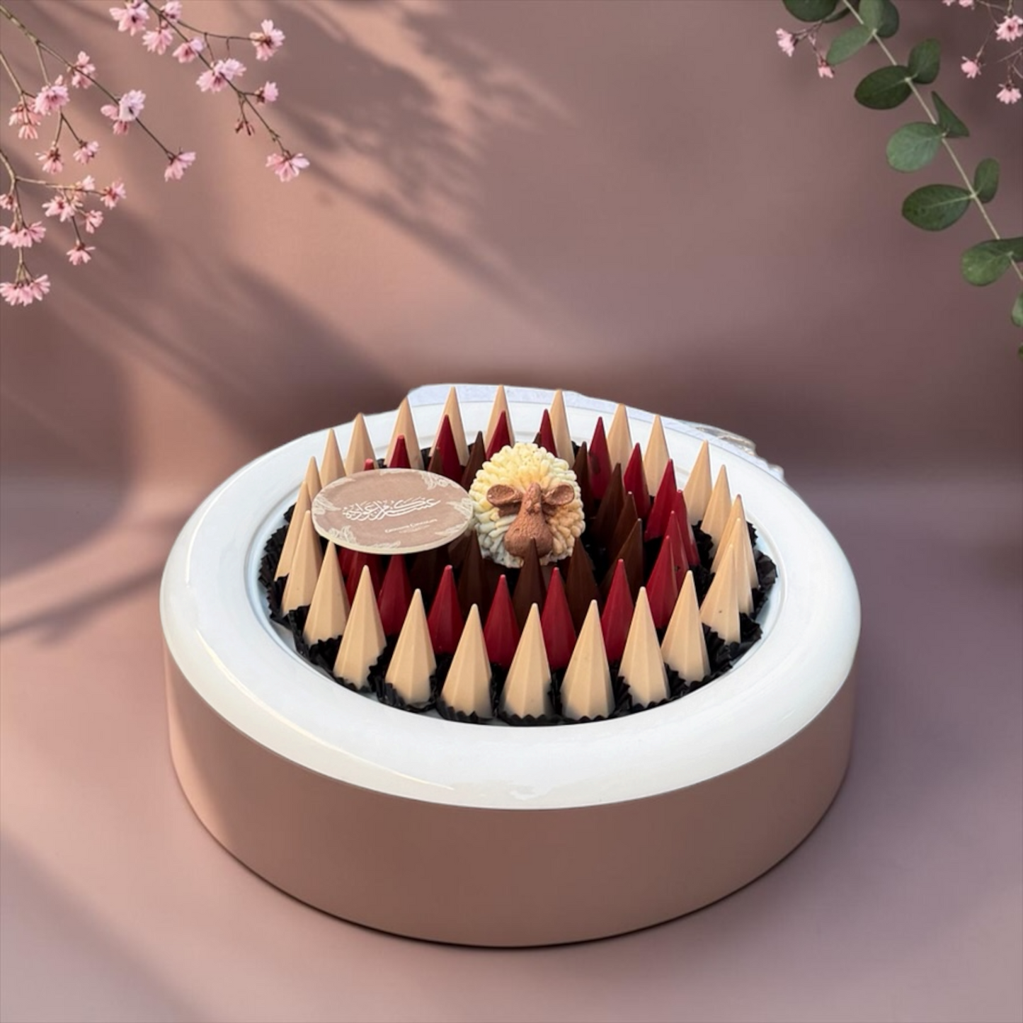 VIP Stainless Steel Platter with Assorted Belgian Chocolate 950G | E81