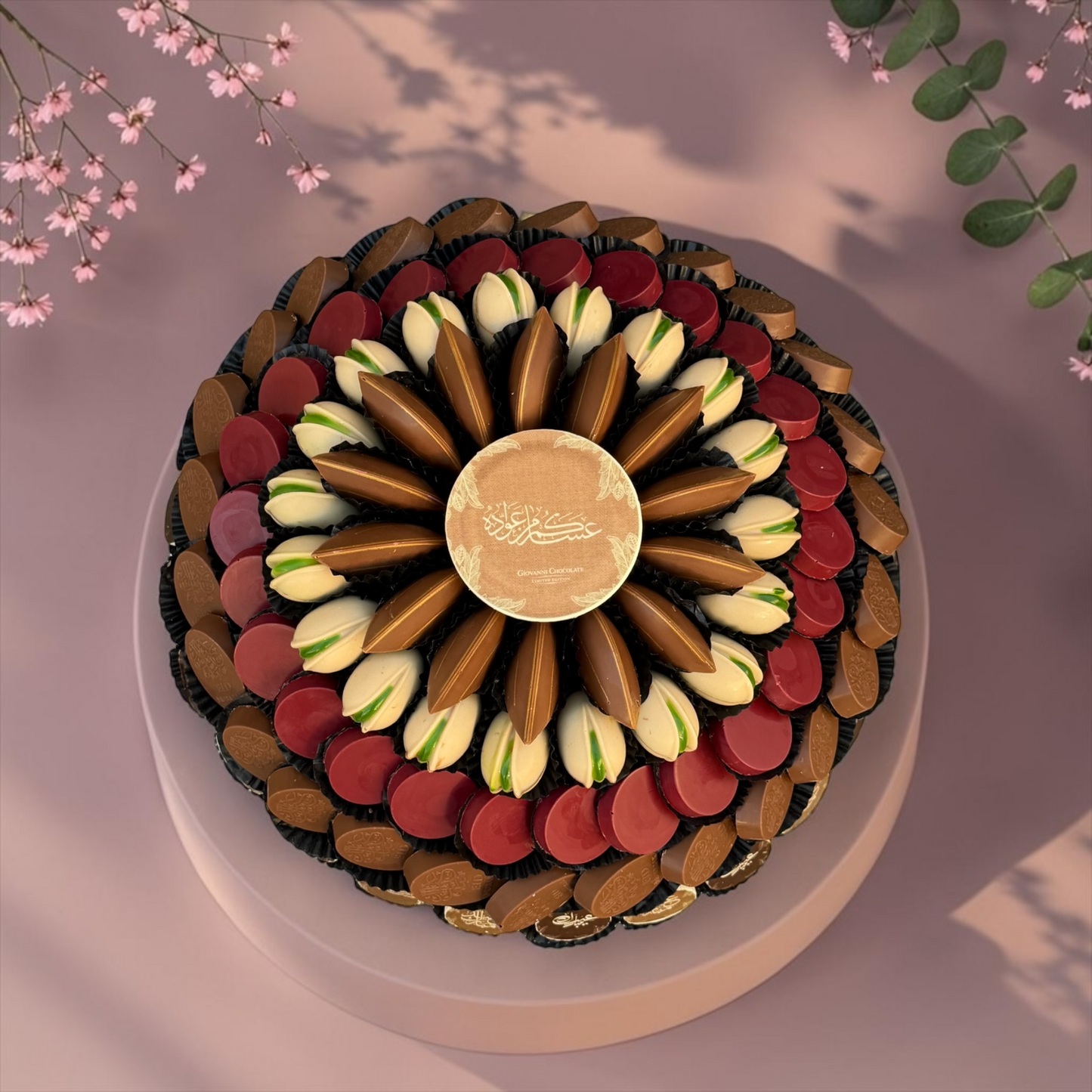 Porcelain Platter with Assorted Chocolate | E113