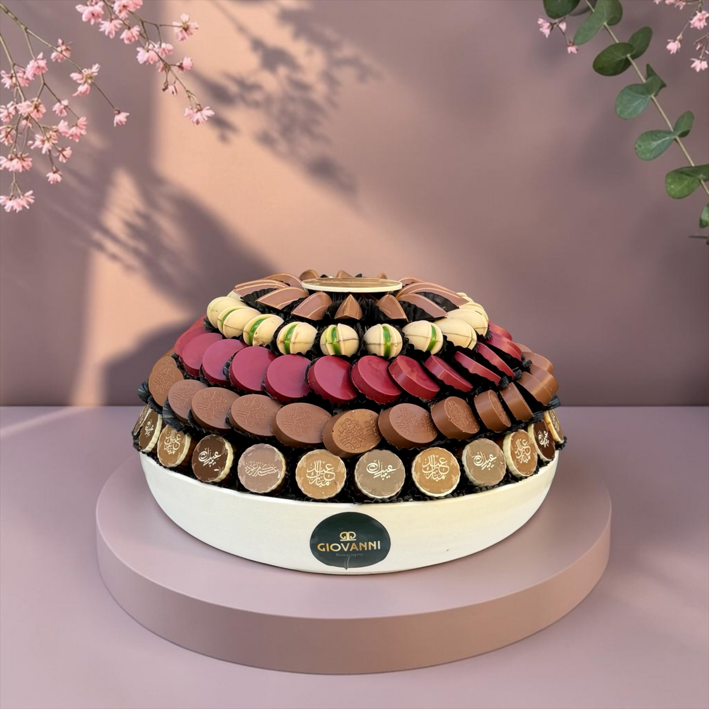 Porcelain Platter with Assorted Chocolate | E113