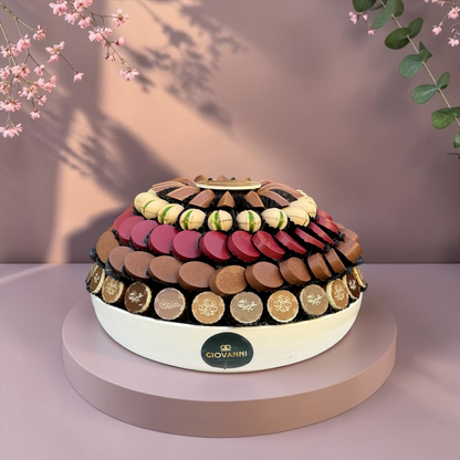 Porcelain Platter with Assorted Chocolate | E113